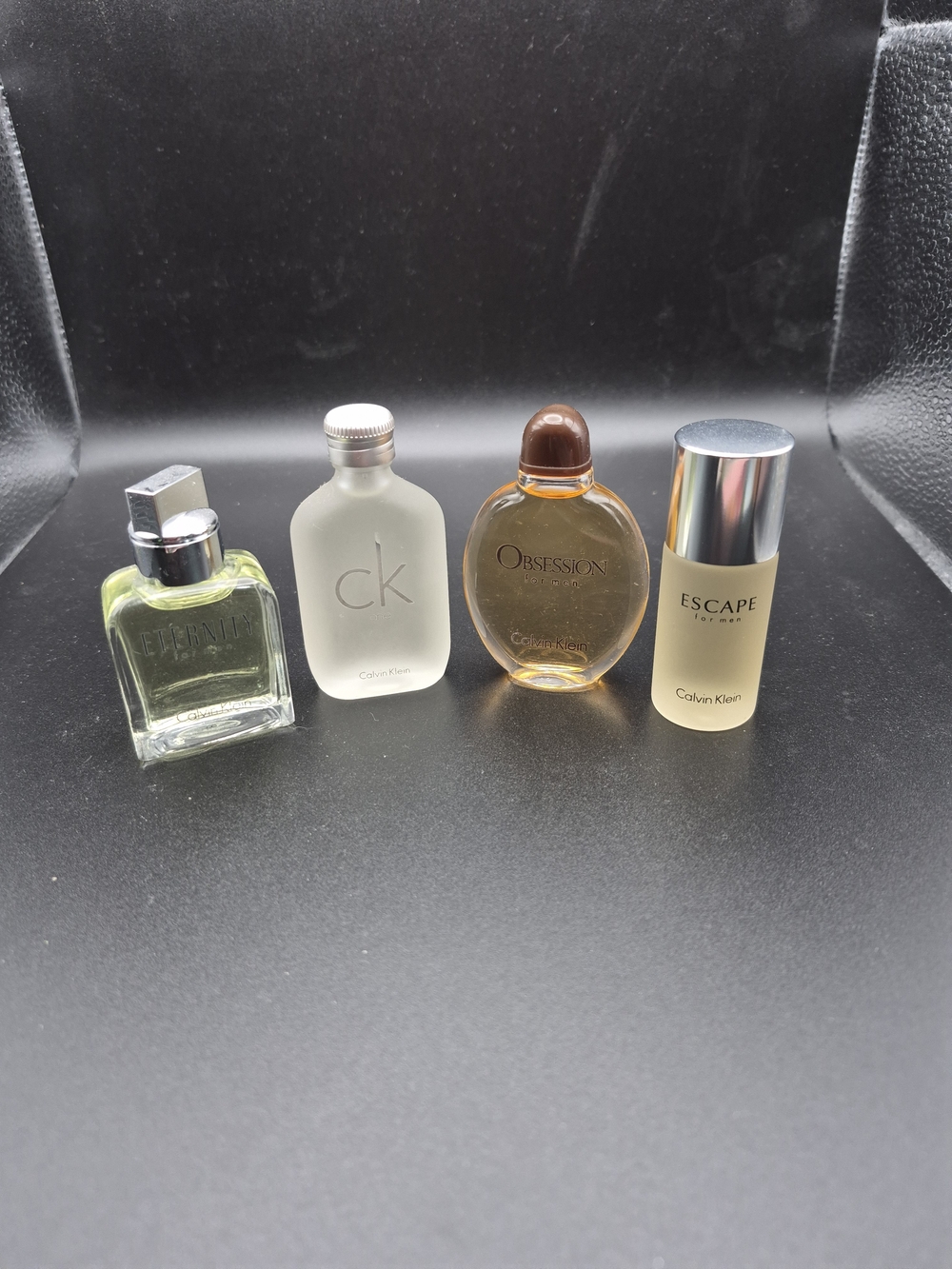 Calvin Klein Mini Fragrance Set - Clear, Frosted & Amber Bottles